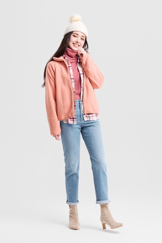 Fleece高領上衣-女