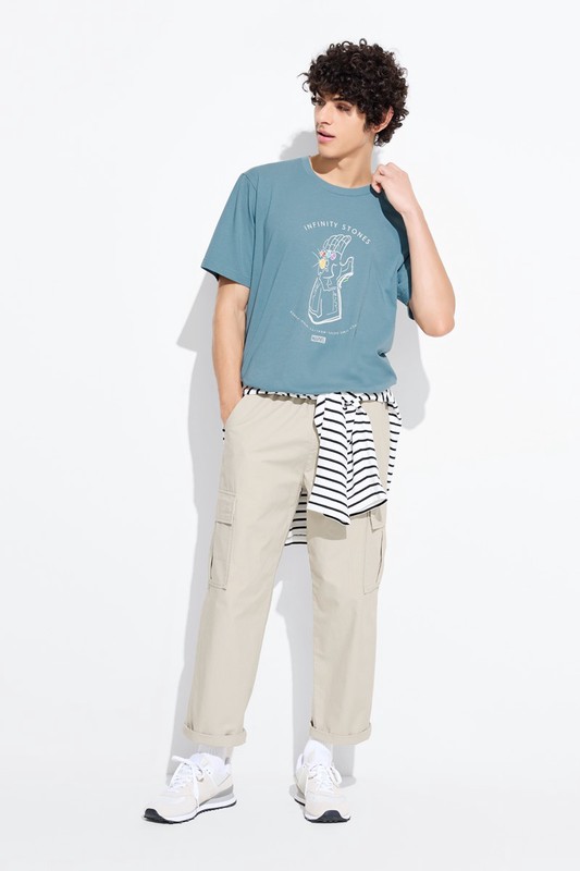 漫威系列印花T恤-05-男