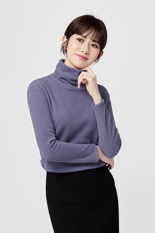 Fleece高領上衣-女