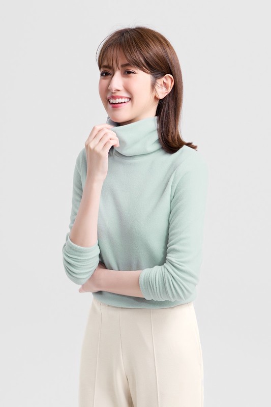 Fleece高領上衣-女