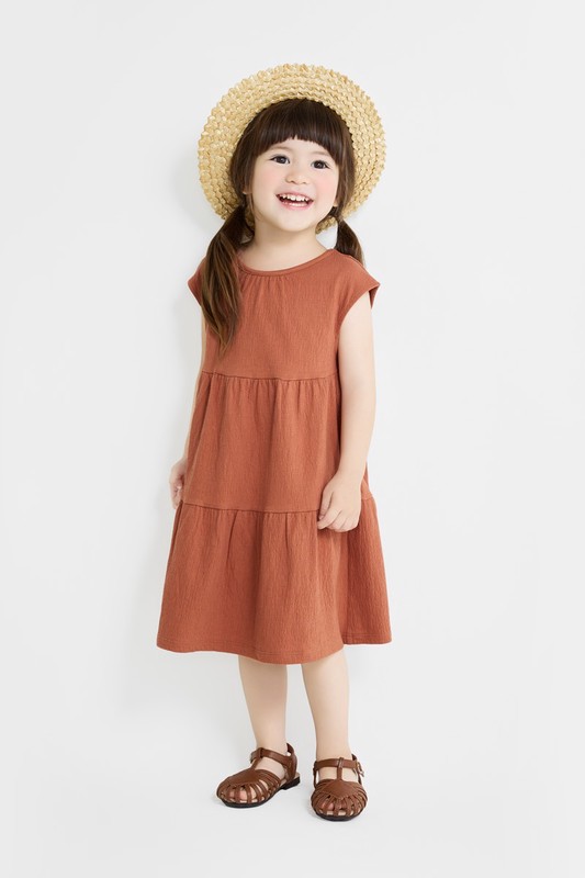 棉質背心洋裝-童