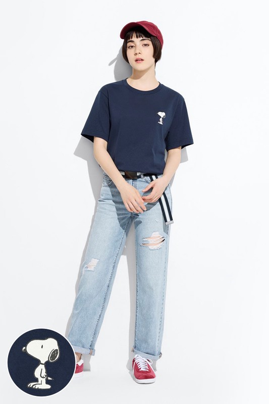 史努比系列厚版印花T恤-04-男