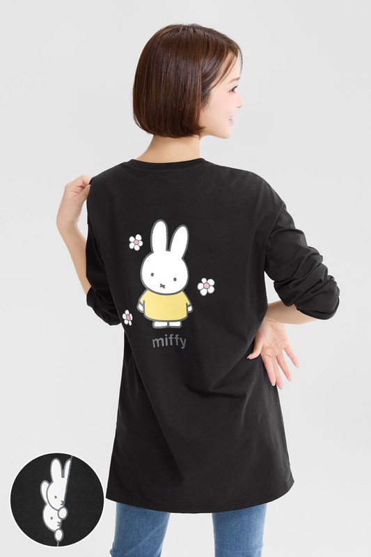 Miffy竹節棉長版上衣-女