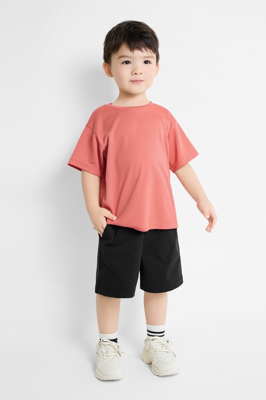 彈性運動短褲-童