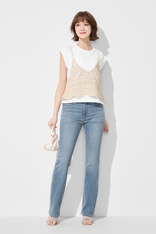 兩件式針織吊帶上衣-女