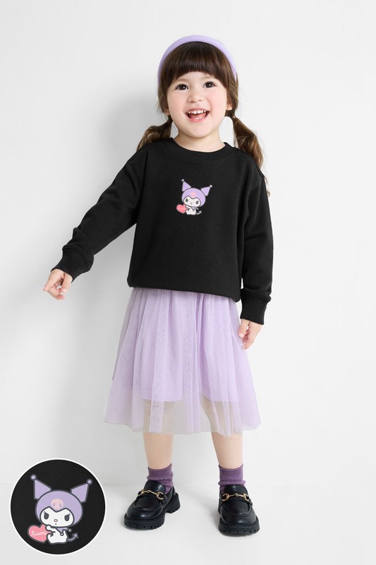 三麗鷗毛圈印花圓領衫-03-童