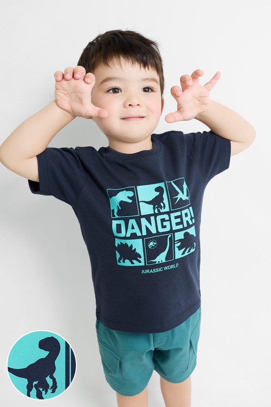 Jurassic World印花T恤-02-童