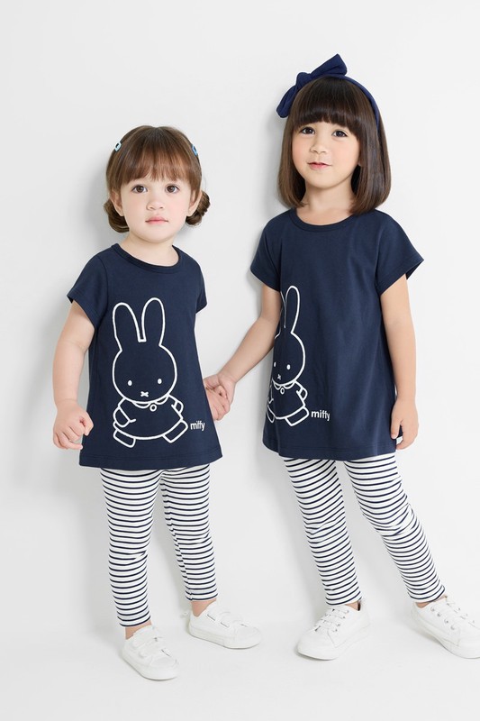 Miffy長版印花T恤-05-童