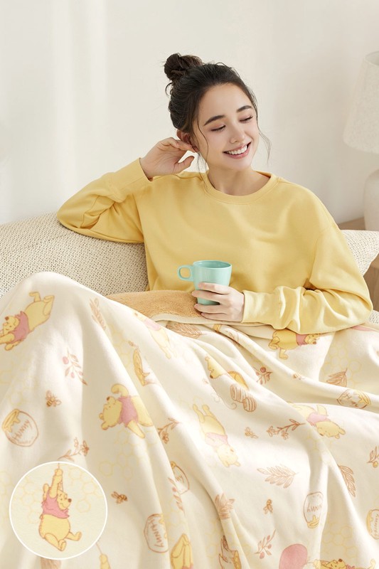 迪士尼系列長刷毛單人蓋毯-01-中性款