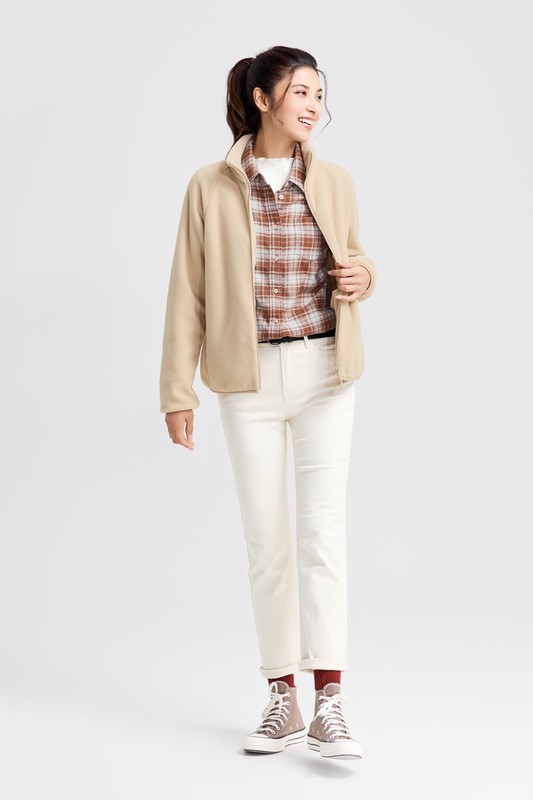 Fleece立領外套-女