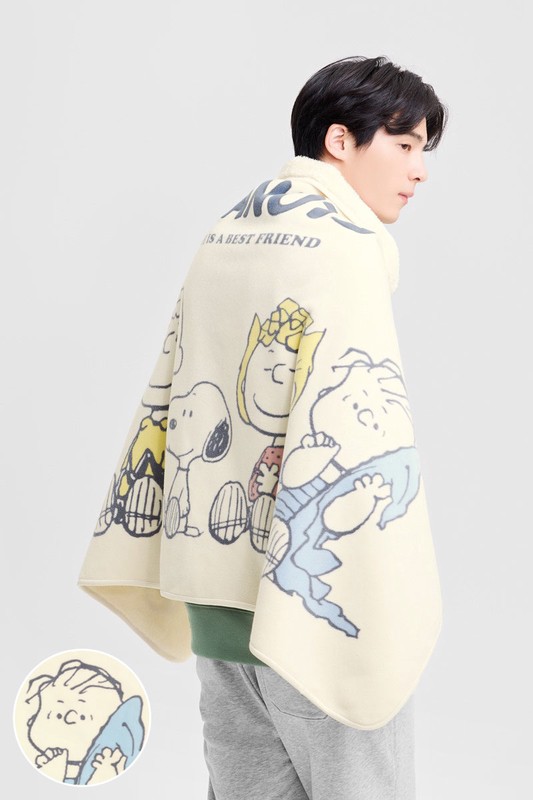 史努比系列Fleece家居毯-中性款