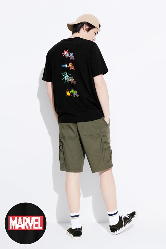 漫威系列寬版印花T恤-02-男