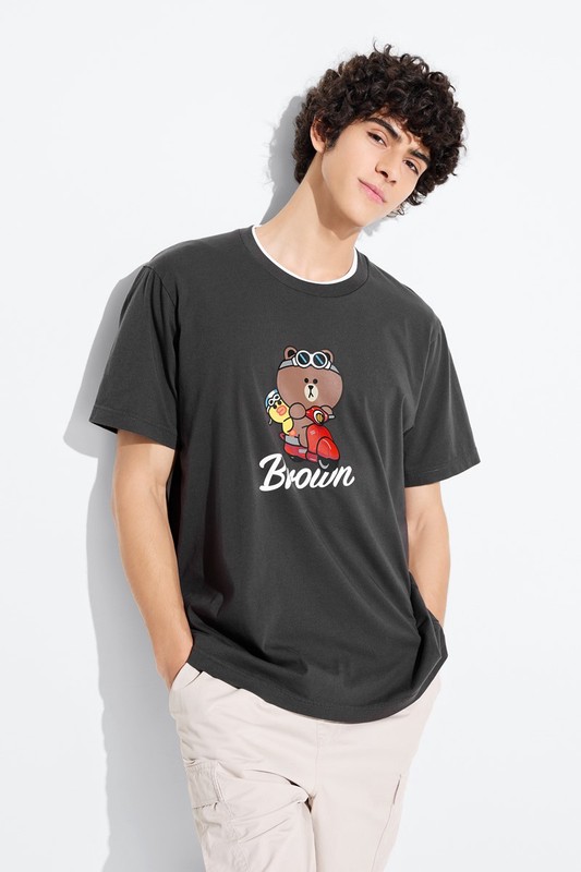 LINE FRIENDS印花T恤-10-男