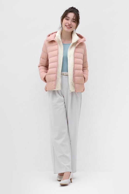 極輕羽絨連帽外套-女