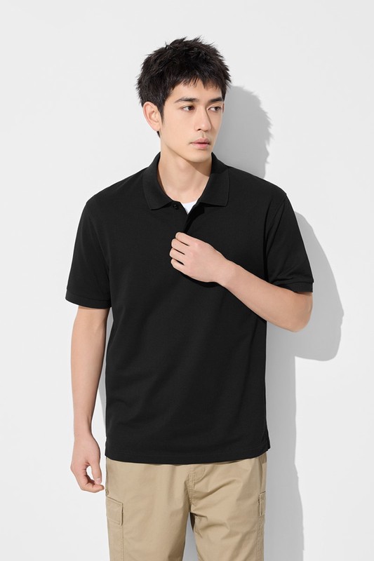 快乾網眼polo衫-男