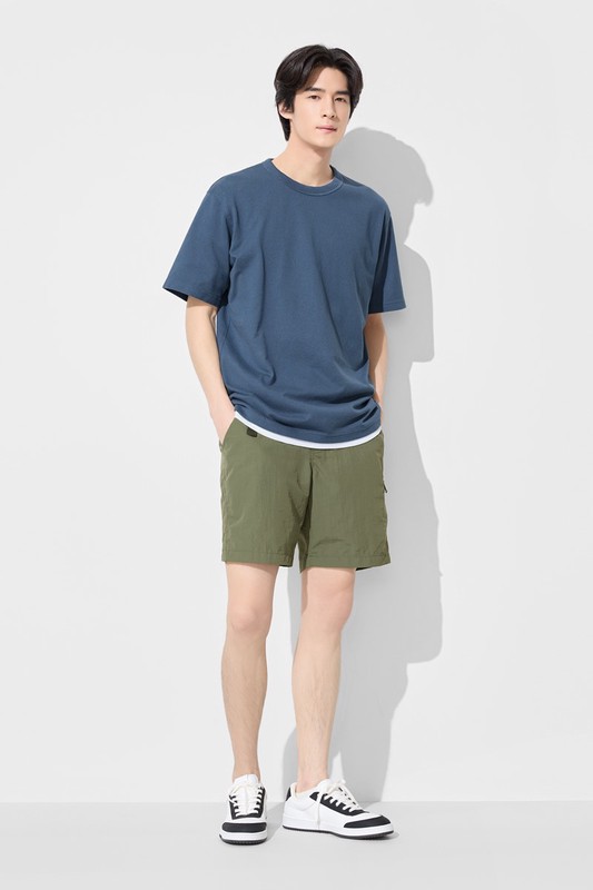 粗紡圓領T恤-男