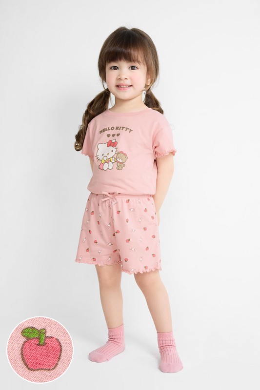 三麗鷗純棉木耳邊家居套裝-01-童