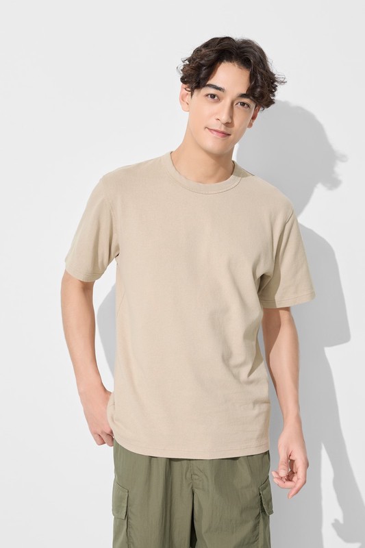粗紡圓領T恤-男