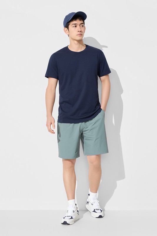 快乾棉圓領T恤-男