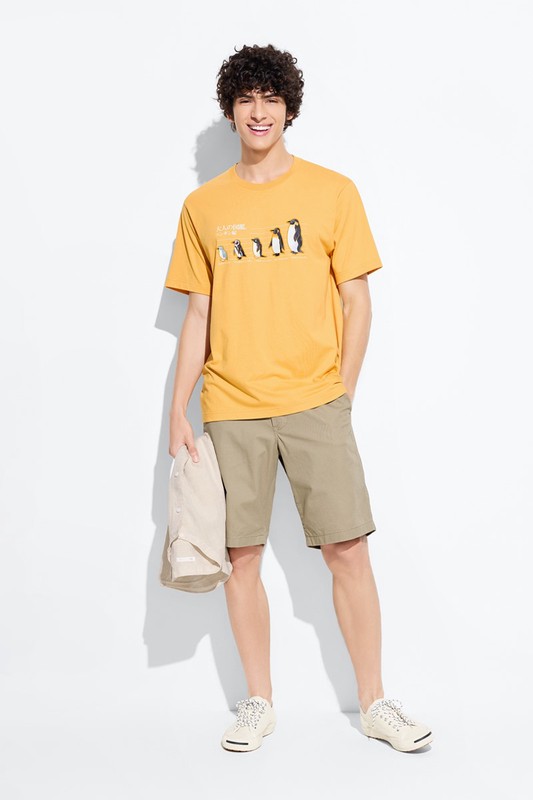 大人的圖鑑印花T恤-03-男