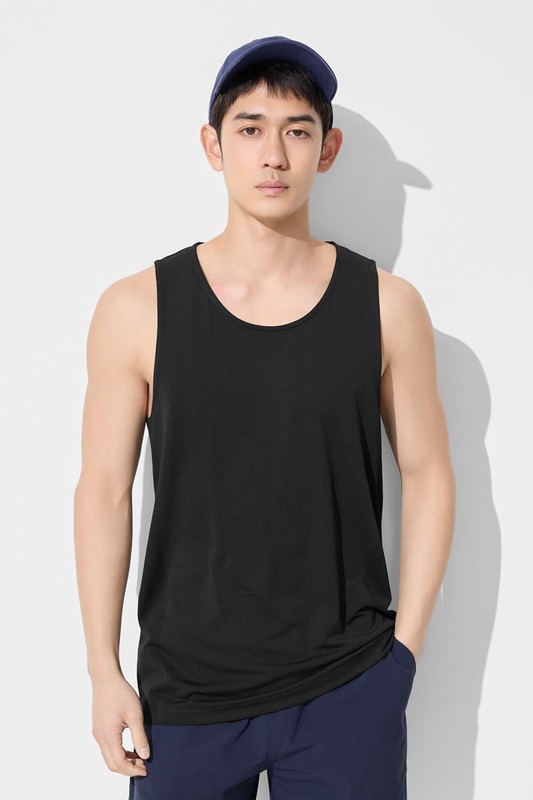 吸排無側縫背心-男