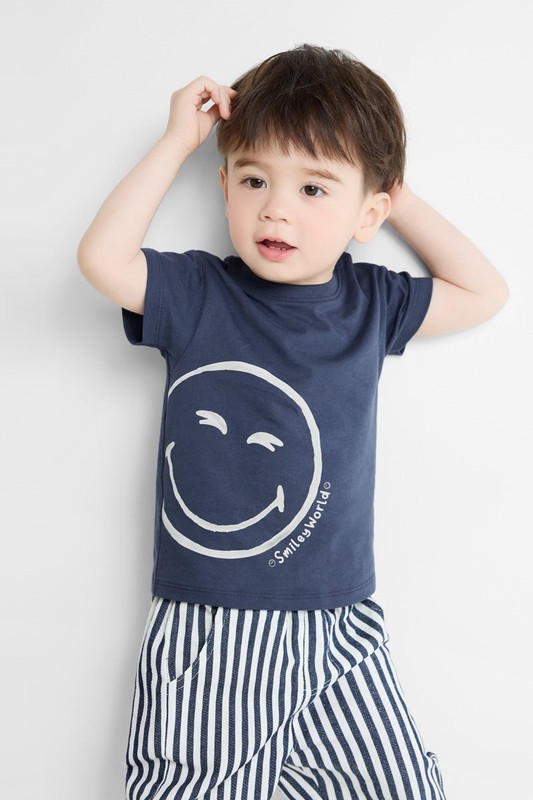 SmileyWorld®印花T恤-02-Baby