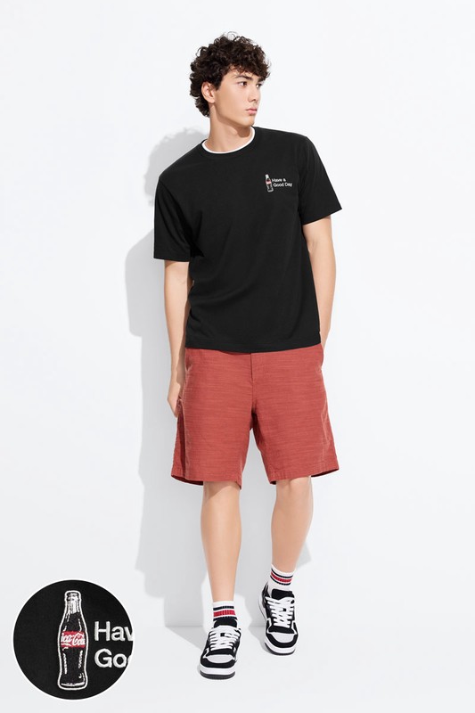 可口可樂厚版電繡T恤-01-男