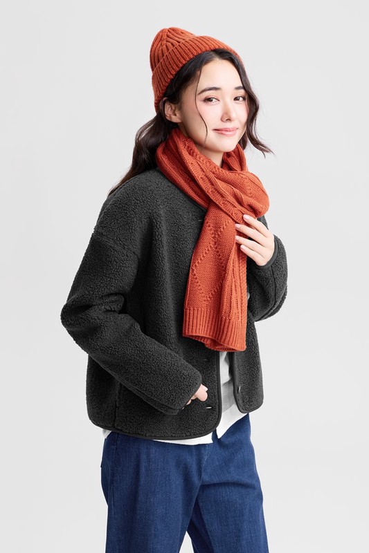 針織圍巾-女