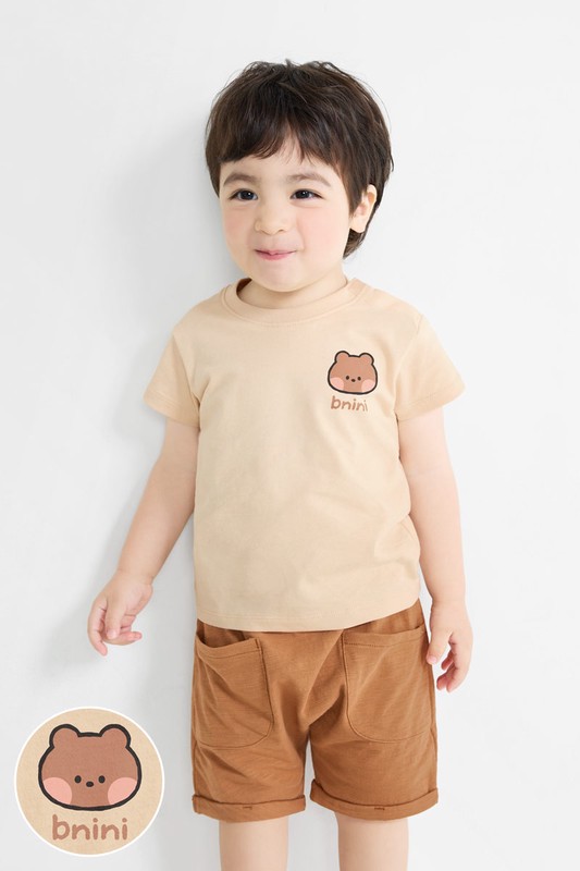 LINE FRIENDS minini印花T恤-01-Baby