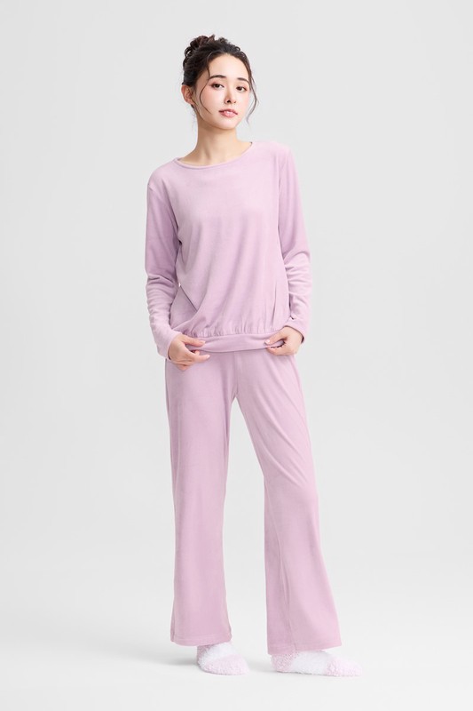 絲絨家居套裝-女