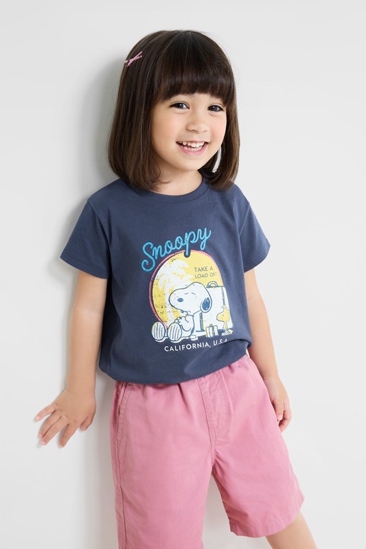 史努比系列印花T恤-01-童