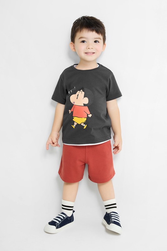 蠟筆小新印花T恤-12-童