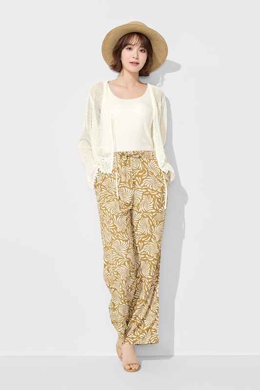 鏤空綁帶開襟外套-女