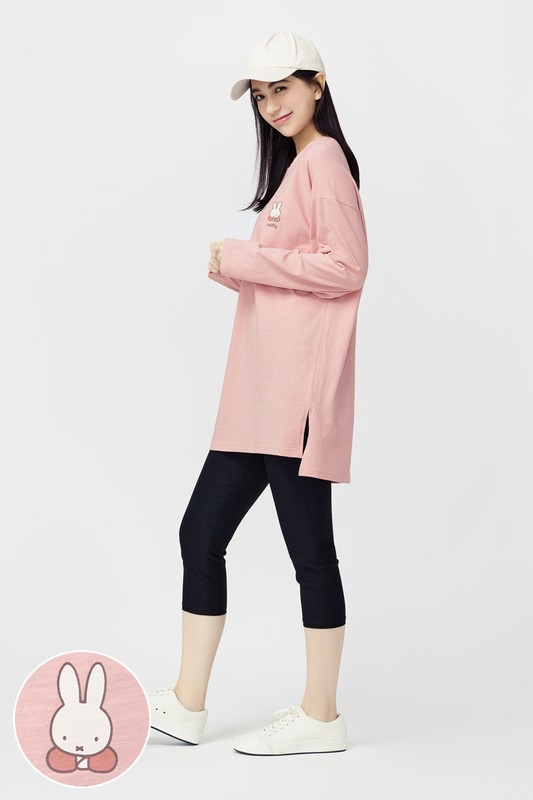 Miffy竹節棉長版上衣-女