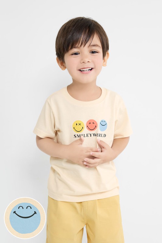SmileyWorld®印花T恤-03-童