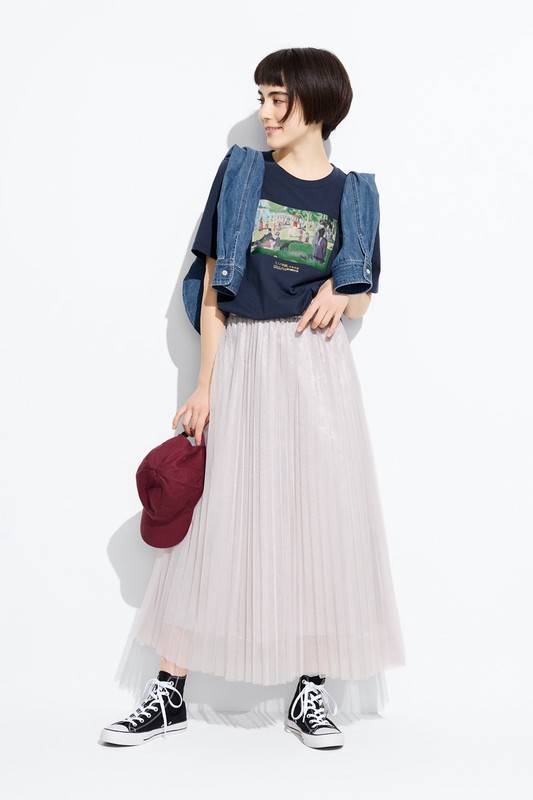 大人的圖鑑寬版印花T恤-18-女