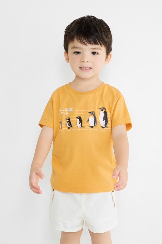 大人的圖鑑印花T恤-03-童