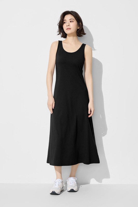 純棉背心長洋裝-女