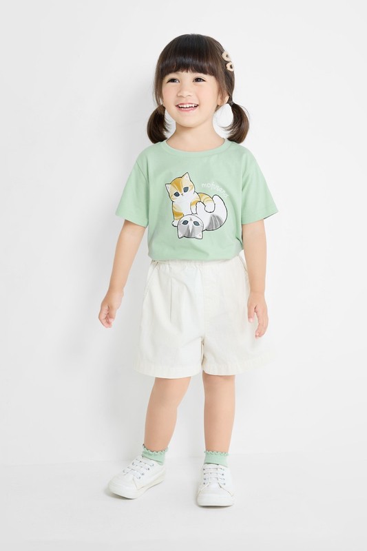 貓福珊迪印花T恤-07-童