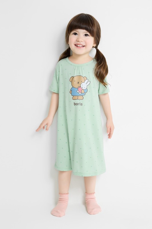 Miffy and Friends莫代爾印花家居洋裝-童