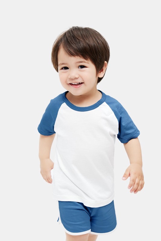 純棉滾邊鬆緊短褲-Baby