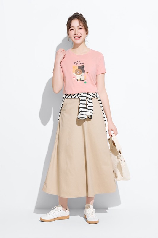 LINE FRIENDS印花T恤-04-女