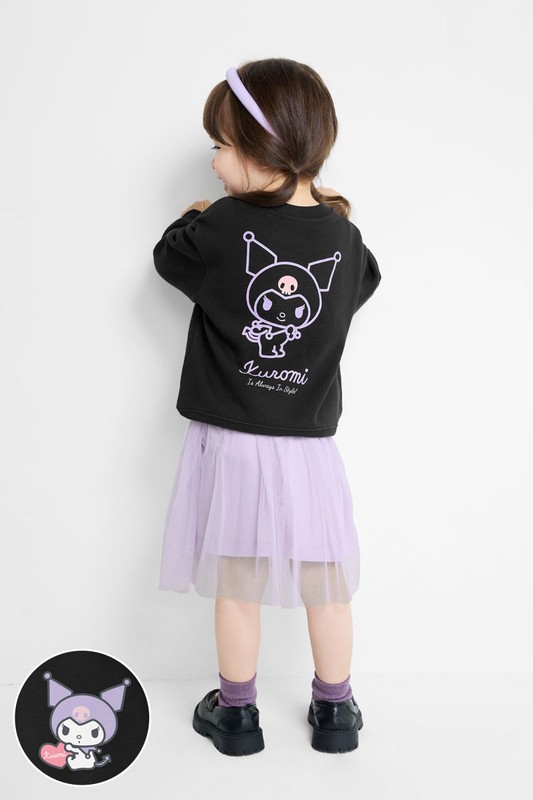 三麗鷗毛圈印花圓領衫-03-童