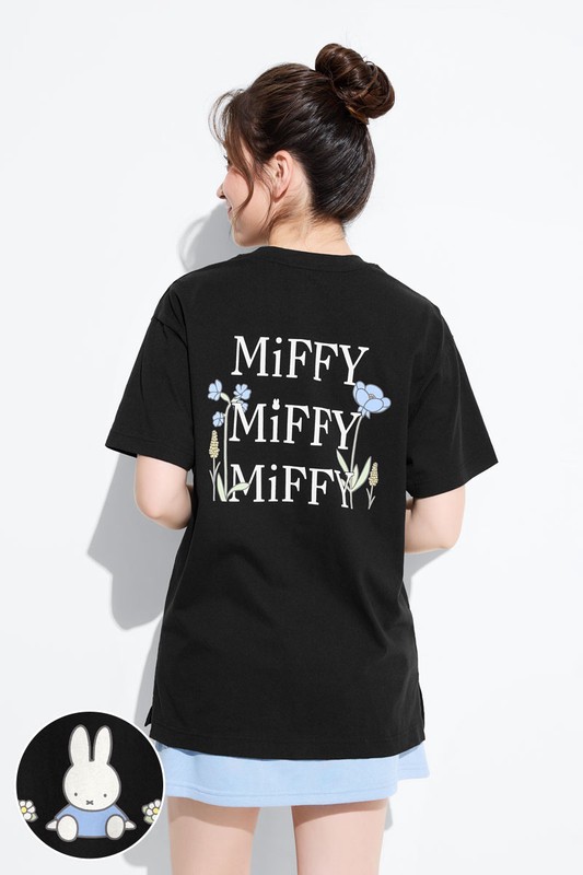 Miffy寬長版印花T恤-08-女