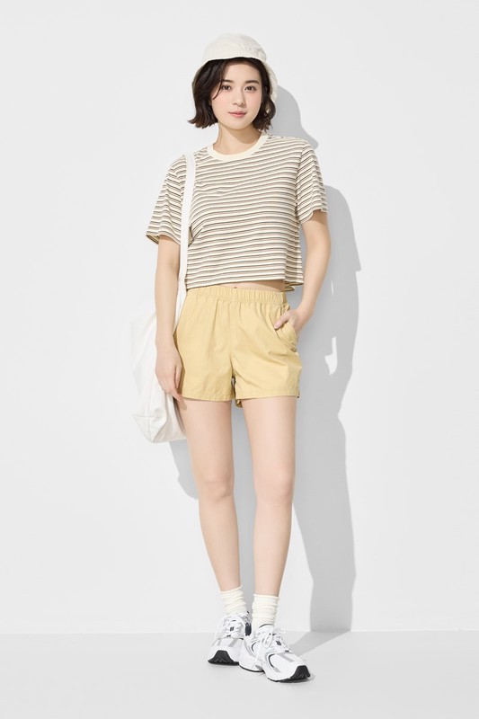 棉質輕便短褲-女