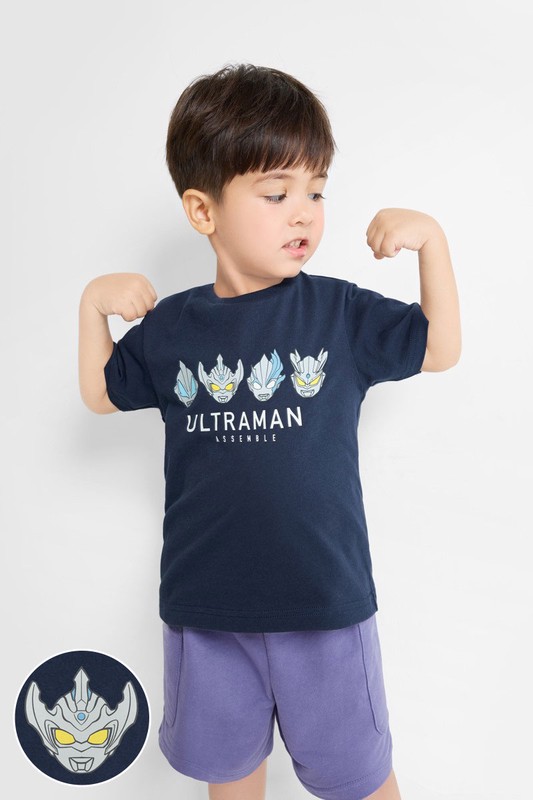 超人力霸王印花T恤-07-童