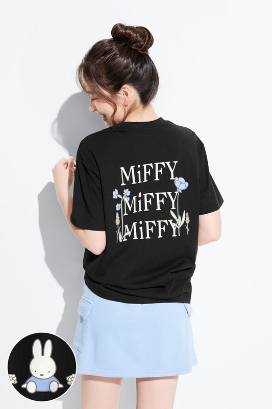 Miffy寬長版印花T恤-08-女