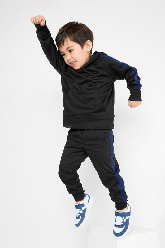 吸排配色束口褲-童