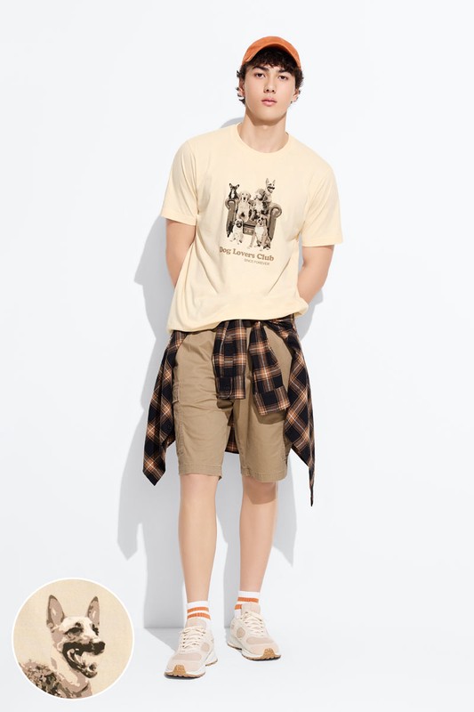 動物印花T恤-01-男