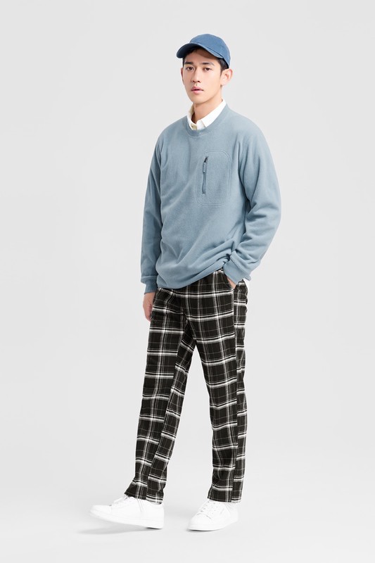 Fleece口袋休閒上衣-男